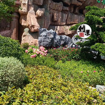福建黑色景观石,南平吨位太湖石厂家,延平窟窿造景石材