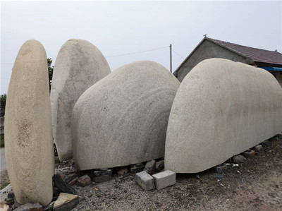 鸿胜石业 门牌刻字石头景观石 村牌奇石地标观赏石头 产地批发