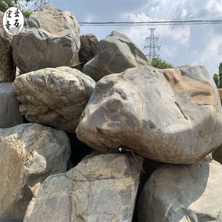 景观石原石,复古型黑青石产品#大自然的搬运工 #石材加工