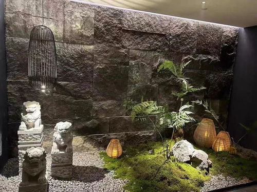 天然石材景观石 打造优美室内背景墙的艺术