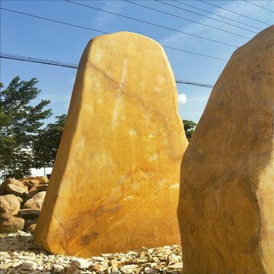 生态园黄蜡石 可定制免费刻字的景观石之选