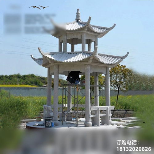 园林雕塑的艺术与经济 大理石六角凉亭、玉溪青石与景观石的价值探析